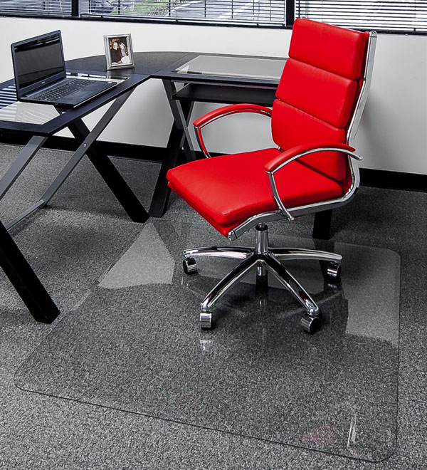 Glass Chair Mats are Glass Mats by American Floor Mats